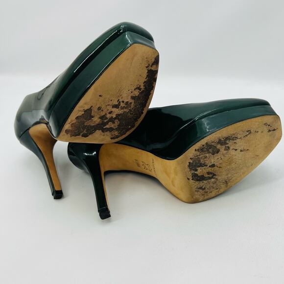 Antonio Melani Hunter Green Patent Leather Pump - Picture 8 of 10